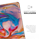 Liquid Abstract Paint V28 - Full Body Skin Decal for the Apple iPad Pro 12.9", 11", 10.5", 9.7", Air or Mini (All Models Available)