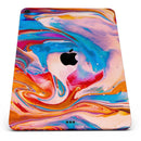 Liquid Abstract Paint V28 - Full Body Skin Decal for the Apple iPad Pro 12.9", 11", 10.5", 9.7", Air or Mini (All Models Available)