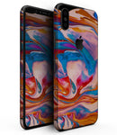 Liquid Abstract Paint V28 - iPhone XS MAX, XS/X, 8/8+, 7/7+, 5/5S/SE Skin-Kit (All iPhones Available)