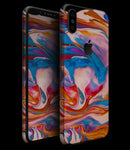 Liquid Abstract Paint V28 - iPhone XS MAX, XS/X, 8/8+, 7/7+, 5/5S/SE Skin-Kit (All iPhones Available)