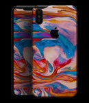 Liquid Abstract Paint V28 - iPhone XS MAX, XS/X, 8/8+, 7/7+, 5/5S/SE Skin-Kit (All iPhones Available)