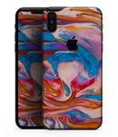 Liquid Abstract Paint V28 - iPhone XS MAX, XS/X, 8/8+, 7/7+, 5/5S/SE Skin-Kit (All iPhones Available)