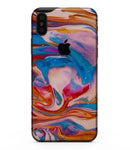 Liquid Abstract Paint V28 - iPhone XS MAX, XS/X, 8/8+, 7/7+, 5/5S/SE Skin-Kit (All iPhones Available)