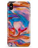 Liquid Abstract Paint V28 - iPhone X Clipit Case
