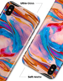 Liquid Abstract Paint V28 - iPhone X Clipit Case