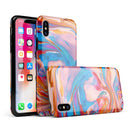 Liquid Abstract Paint V28 - iPhone X Swappable Hybrid Case
