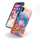 Liquid Abstract Paint V28 - iPhone X Swappable Hybrid Case