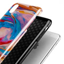 Liquid Abstract Paint V28 - iPhone X Swappable Hybrid Case
