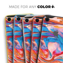 Liquid Abstract Paint V28 - Skin-Kit for the Apple iPhone XR, XS MAX, XS/X, 8/8+, 7/7+, 5/5S/SE (All iPhones Available)