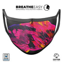 Liquid Abstract Paint V29 - Made in USA Mouth Cover Unisex Anti-Dust Cotton Blend Reusable & Washable Face Mask with Adjustable Sizing for Adult or Child