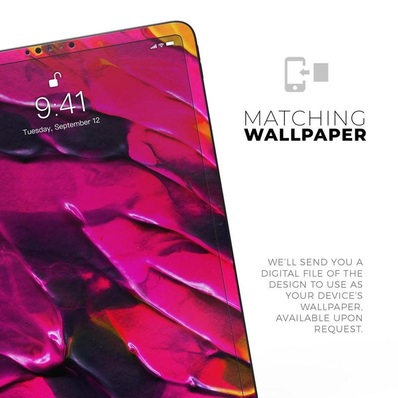 Liquid Abstract Paint V29 - Full Body Skin Decal for the Apple iPad Pro 12.9", 11", 10.5", 9.7", Air or Mini (All Models Available)
