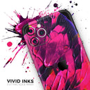 Liquid Abstract Paint V29  - Protective Skin Wrap & Decal – Compatible with iPhone SE to iPhone 17 Pro Max (All Models)