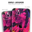Liquid Abstract Paint V29  - Protective Skin Wrap & Decal – Compatible with iPhone SE to iPhone 17 Pro Max (All Models)