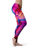 Liquid Abstract Paint V2 - All Over Print Womens Leggings / Yoga or Workout Pants