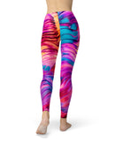 Liquid Abstract Paint V2 - All Over Print Womens Leggings / Yoga or Workout Pants