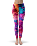 Liquid Abstract Paint V2 - All Over Print Womens Leggings / Yoga or Workout Pants