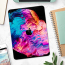Liquid Abstract Paint V2 - Full Body Skin Decal for the Apple iPad Pro 12.9", 11", 10.5", 9.7", Air or Mini (All Models Available)