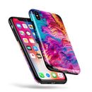 Liquid Abstract Paint V2 - iPhone X Swappable Hybrid Case
