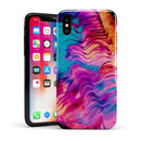 Liquid Abstract Paint V2 - iPhone X Swappable Hybrid Case