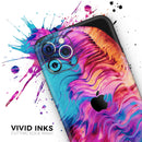 Liquid Abstract Paint V2  - Protective Skin Wrap & Decal – Compatible with iPhone SE to iPhone 17 Pro Max (All Models)