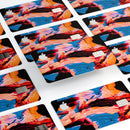 Liquid Abstract Paint V30 - Premium Protective Decal Skin-Kit for the Apple Credit Card