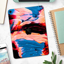 Liquid Abstract Paint V30 - Full Body Skin Decal for the Apple iPad Pro 12.9", 11", 10.5", 9.7", Air or Mini (All Models Available)