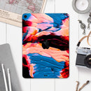 Liquid Abstract Paint V30 - Full Body Skin Decal for the Apple iPad Pro 12.9", 11", 10.5", 9.7", Air or Mini (All Models Available)