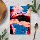 Liquid Abstract Paint V30 - Full Body Skin Decal for the Apple iPad Pro 12.9", 11", 10.5", 9.7", Air or Mini (All Models Available)