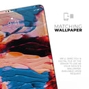 Liquid Abstract Paint V30 - Full Body Skin Decal for the Apple iPad Pro 12.9", 11", 10.5", 9.7", Air or Mini (All Models Available)