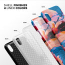 Liquid Abstract Paint V30 - iPhone X Swappable Hybrid Case