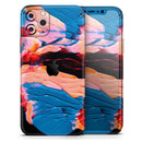 Liquid Abstract Paint V30  - Protective Skin Wrap & Decal – Compatible with iPhone SE to iPhone 17 Pro Max (All Models)