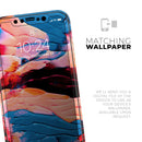 Liquid Abstract Paint V30  - Protective Skin Wrap & Decal – Compatible with iPhone SE to iPhone 17 Pro Max (All Models)