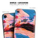 Liquid Abstract Paint V30 - Skin-Kit for the Apple iPhone XR, XS MAX, XS/X, 8/8+, 7/7+, 5/5S/SE (All iPhones Available)