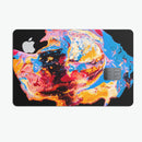 Liquid Abstract Paint V31 - Premium Protective Decal Skin-Kit for the Apple Credit Card