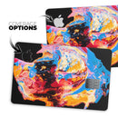 Liquid Abstract Paint V31 - Premium Protective Decal Skin-Kit for the Apple Credit Card