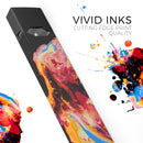 Liquid Abstract Paint V31 - Premium Decal Protective Skin-Wrap Sticker compatible with the Juul Labs vaping device