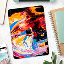 Liquid Abstract Paint V31 - Full Body Skin Decal for the Apple iPad Pro 12.9", 11", 10.5", 9.7", Air or Mini (All Models Available)