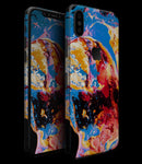 Liquid Abstract Paint V31 - iPhone XS MAX, XS/X, 8/8+, 7/7+, 5/5S/SE Skin-Kit (All iPhones Available)