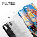 Liquid Abstract Paint V31 - iPhone X Swappable Hybrid Case