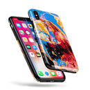 Liquid Abstract Paint V31 - iPhone X Swappable Hybrid Case