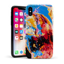 Liquid Abstract Paint V31 - iPhone X Swappable Hybrid Case