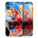 Liquid Abstract Paint V31  - Protective Skin Wrap & Decal – Compatible with iPhone SE to iPhone 17 Pro Max (All Models)