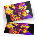 Liquid Abstract Paint V32 - Premium Protective Decal Skin-Kit for the Apple Credit Card