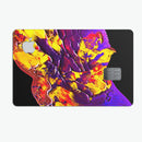 Liquid Abstract Paint V32 - Premium Protective Decal Skin-Kit for the Apple Credit Card