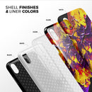 Liquid Abstract Paint V32 - iPhone X Swappable Hybrid Case