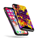 Liquid Abstract Paint V32 - iPhone X Swappable Hybrid Case