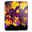 Liquid Abstract Paint V32  - Protective Skin Wrap & Decal – Compatible with iPhone SE to iPhone 17 Pro Max (All Models)