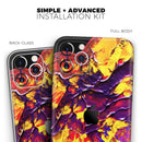 Liquid Abstract Paint V32  - Protective Skin Wrap & Decal – Compatible with iPhone SE to iPhone 17 Pro Max (All Models)