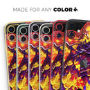 Liquid Abstract Paint V32  - Protective Skin Wrap & Decal – Compatible with iPhone SE to iPhone 17 Pro Max (All Models)