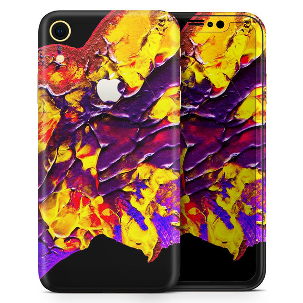 Liquid Abstract Paint V32 - Skin-Kit for the Apple iPhone XR, XS MAX, XS/X, 8/8+, 7/7+, 5/5S/SE (All iPhones Available)